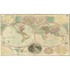 Рисунок - Английская Карта Мира. №-37p